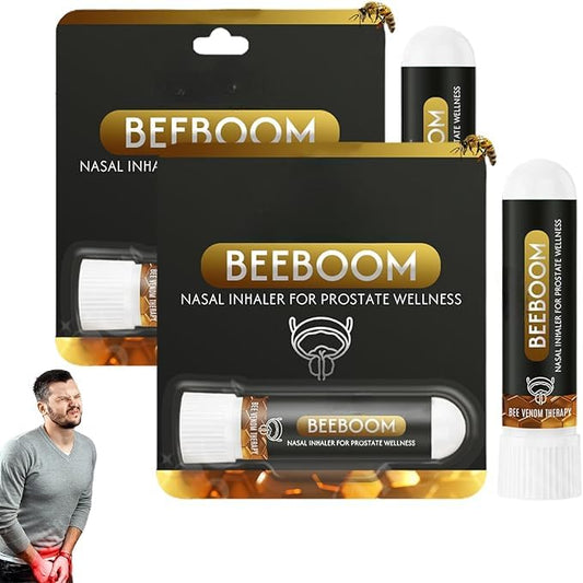 BeeBoom Nasal Inhaler Stick for Men – Aromatherapy Nasal Stick for Prostate Wellness, Clear Breathing & Energy