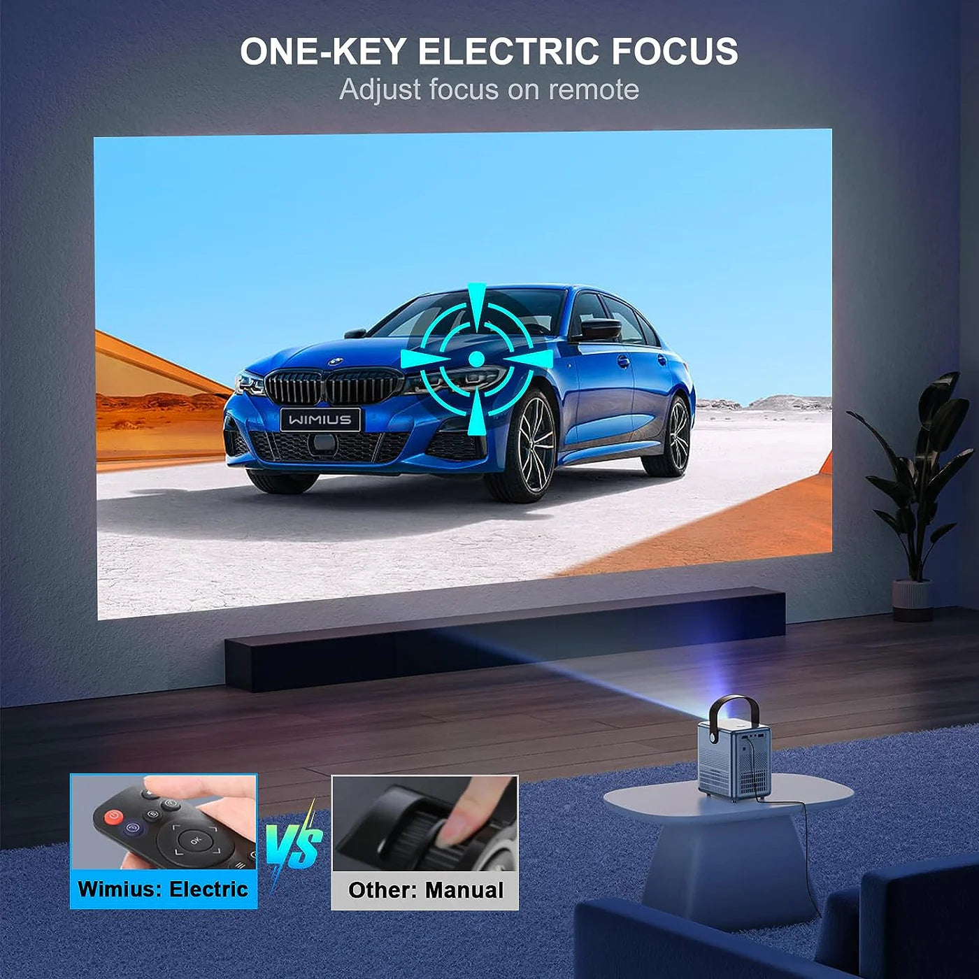 WiMiUS Portable Projector P61